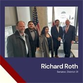 Councilmembers meet with Richard Roth