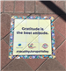 Sidewalk Sticker with Inspirational Quote 