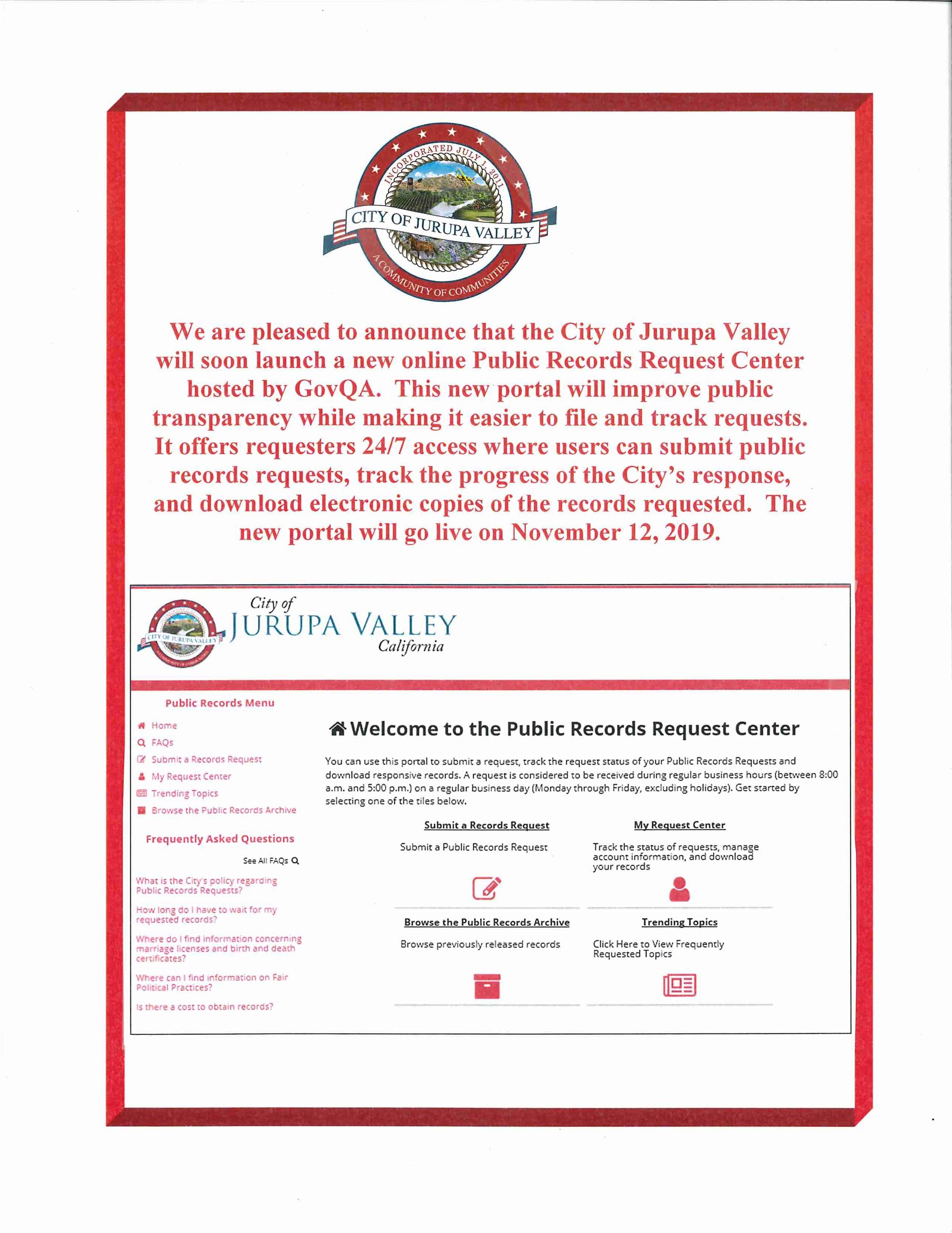 New Public Records Request Software 