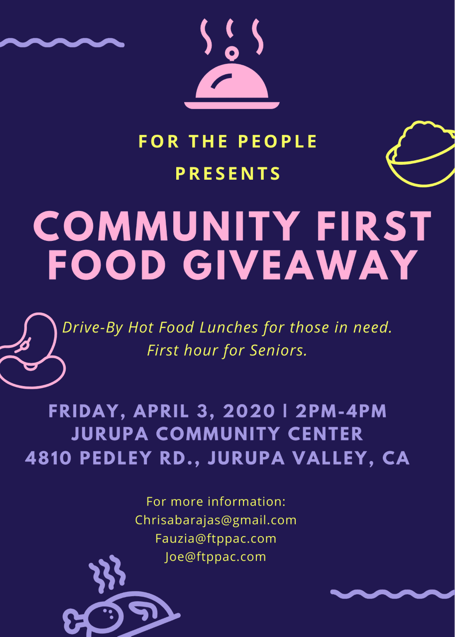 Community First Food giveaway 