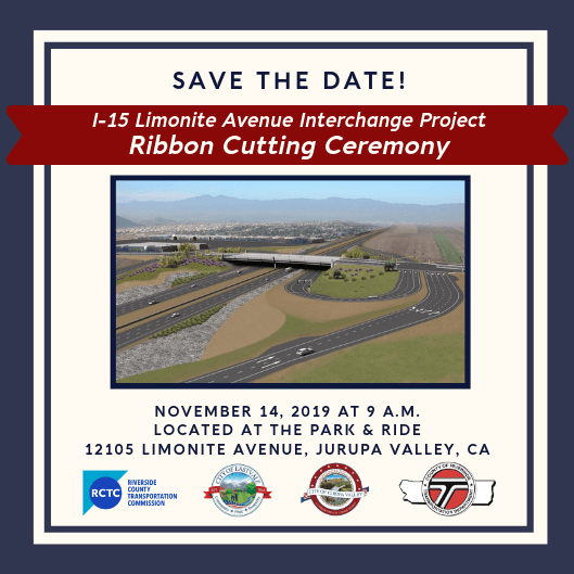 Save The Date Limonite Interchange Ribbon Cutting Ceremony